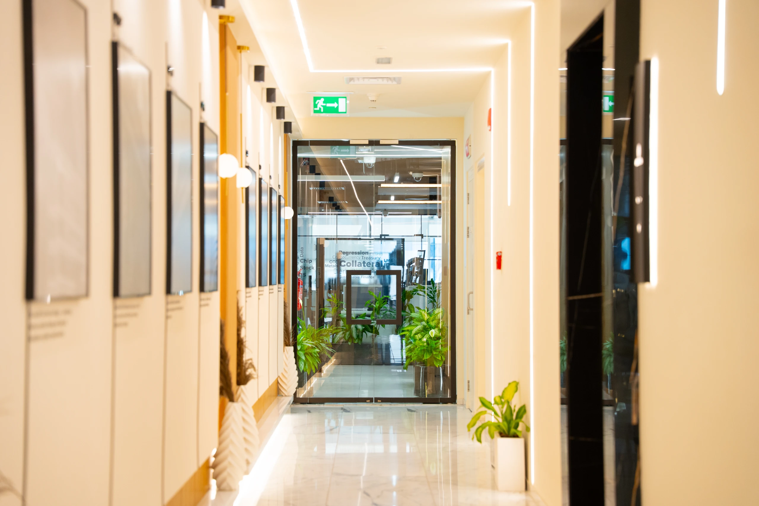 Corridor — Looking Toward Workspace
